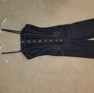 Bisou Bisou Denim Jumper, CHIC + SEXY, no skin rqd